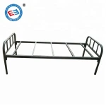 Vintage iron pipe single metal bed frame steel bed frame simple worker iron bed