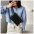 Import Vintage Metal Rivet Ring Crossbody Bags Designer Small Round Hole Shoulder Bags Women Square Clutch Textured Handbags Bolsas from China