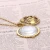 Import Vintage metal world map necklace magnifying glass necklace from China