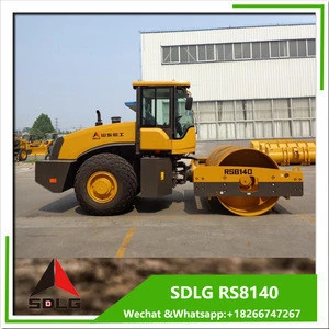 Volvo SDLG RS8140 Soil compactor price, 14T single drum virabtion road roller for sale