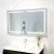 Import Wall Mounting Touch Screen 2 LED Mirror Aluminum Bathroom Lighting Over Mirror Cabinet with Single Door from China