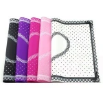 Washable Japanese Lace Manicure Table Silicone Pad Nail Desk Mat Silicone Mat For Stamping Nail Mat
