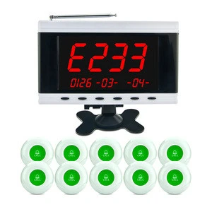 Water proof Service Calling system with 10 pagers