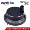 WaveTopSign Diameter 80mm 5V 12V 24V 4/6Wire Pulse 100/25 CNC Pulse Handwheel