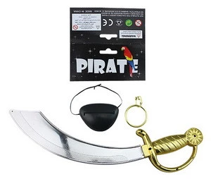 weapon play set fun ABS classic toy pirate sword with EN71