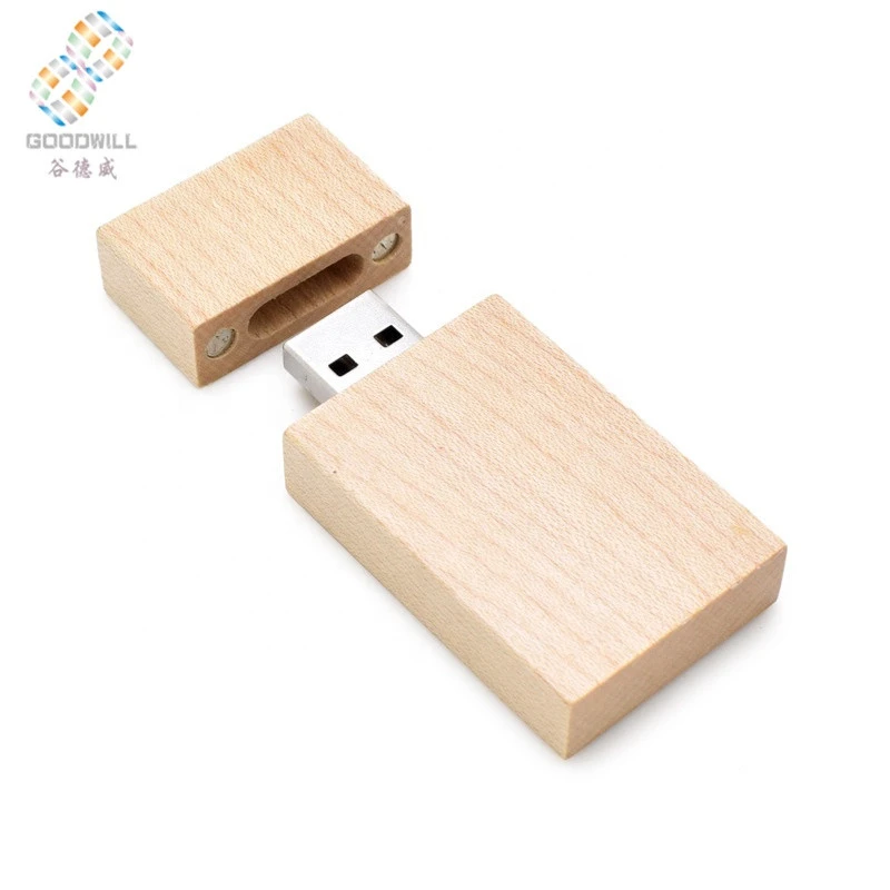 Wedding Gift Customized Wooden USB Flash Drives With Box Pen Drive 4gb 8gb 16gb 32gb