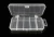 Import WEIHE 008#  5 compartments Outdoor Fishing Tackle Boxes Fishing Lure Plastic Boxes Hook Baits Box Cheap fishing tackle from China
