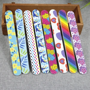 Welcome OEM Cheap Price Double Side Disposable Customized Printed Nail File Promotional Gift