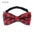 Import White polka dot printing red polyester bow tie and embroidered animal boys tuxedo suits bow tie from China