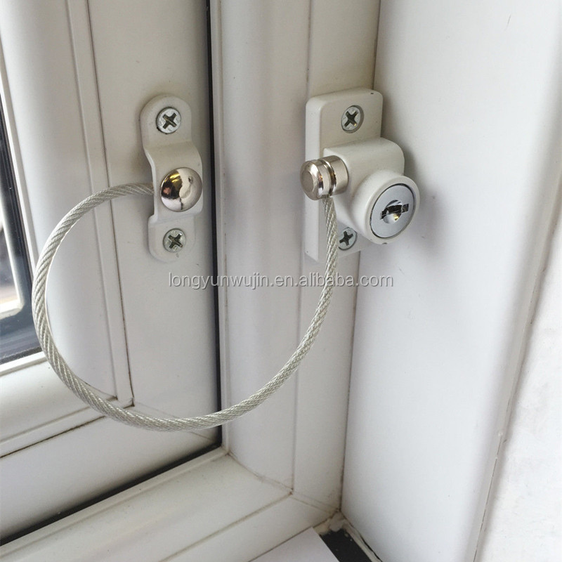 Window Safety Cable Buy White Upvc Cable Window Door Restrictor Child Safety Lock Window ...