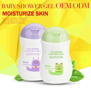 whitening liquid soap babies/kids body wash shower gel &amp; shampoo set private label