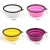 Import Wholesale 2 in 1 Water and Food Outdoor  Eco Friendly Collapsible Travel Anti Choke Non Spill Silicone Slow Eating  Dog Bowl from China