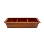 Wholesale 3 Part Wooden Succulent Plants Flower Storage Box Garden Plant Pot Tray for Home Decor Balcony
