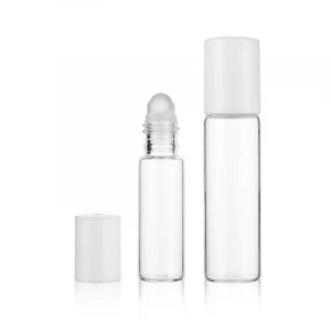 wholesale 5 ml Roll On Glass Perfume Bottle Empty Thin Glass Roller Ball Essential Oil Bottle