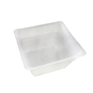 Wholesale biodegradable plastic tray box for fruit packaging box  white pp packaging tray