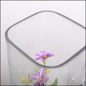 Wholesale Clear Tall Square Glass Vase For Wedding Centerpieces