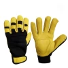 Wholesale cowhide outdoor sports gloves garden building maintenance and handling wear-resistant Garden general protective gloves