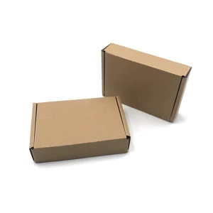 wholesale craft brown closure packaging corrugated mailer cardboard folding box board paper box