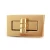 Wholesale Custom Handbag Accessories Purse Turn Lock Metal Gold Swivel Snap Rectangle Lock Decorative