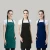 Wholesale Custom Made T/C Cotton Twill Promotional Kitchen Bib Aprons With Pockets Durable