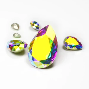 Wholesale Dongzhou  3003 tear drop rhinestone  ab crystals Loose Crystal Stones Beads for Jewelry Making diy