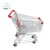 Import Wholesale durable convenience store shopping folding cart supermarket plastic handle foldable Shopping Trolley from China