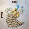 Wholesale European Style Fashion Creative Decorate Metal Wall Clock