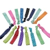 Wholesale Hair Accessories Custom Printed Knotted Elastic Bracelet Hair Ties