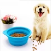 Wholesale high quality Amazon hot sell large silicone dog bowl dog feeding bowl