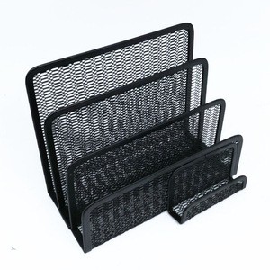 Wholesale High Quality Metal Mesh Office 3 Compartments Letter Holder Tray for Desk