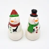 Wholesale mini christmas ceramic salt and pepper shakers