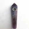 Wholesale Natural hand crafted Crystal Stone Dream amethyst smoke pipe