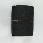 Wholesale promotion ziplock gray color felt pen pouch pencil case