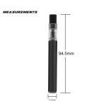 Wholesale Round  mouthpiece cbd vape pen disposable 0.3ml ceramic coil cbd oil vape pen