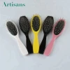 wholesale salon plastic hair brush steel wig comb