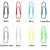 Wholesale stainless steel colored metal triangle paper  clip