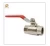 Import Wholesale water meter gas lever handle full port brass male thread ball valve from China
