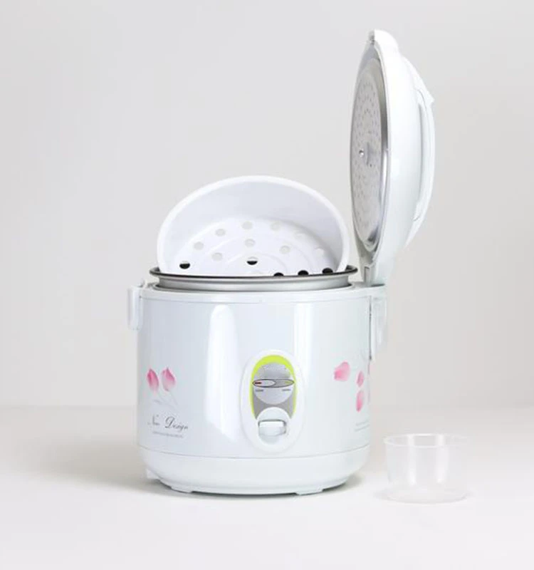 Wholesale White  With Printing Flower  to work 1.0L / 1.8L / 2.2 / 2.8L Electric Rice Cooker