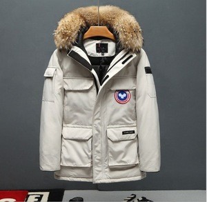 wholesale winter canadian style mens goose  down jacket  short  thickened  lovers outdoor coat young peoples popular jacket