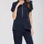 Import wholesale women designer hospital nursing uniforms front zipper nurse medical scrubs design from China