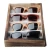 wholesale wooden display sunglasses vintage style eye glasses display