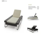 Wicker Garden Sun Lounger Poolside Beach Sun bed Cheap Rattan Outdoor Chaise Lounge