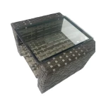 Wicker Single Sofa Chair and Coffee Table Set 2 Seater Dining Set Outdoor Furniture Rattan Modern Garden Set Dining Room