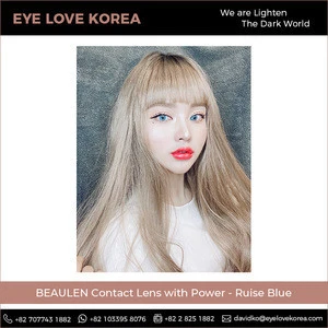 Wide Range of Ruise Blue Colored BEAULEN Contact Lens Power