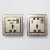 Import wireless light switch zigbee supported power monitoring electronics switch Golden/champagne wall switch from China