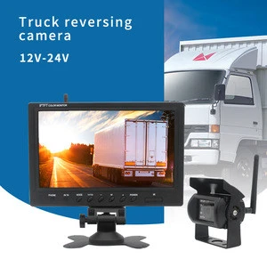 Wireless Reversing Camera 9inch HD TFT LCD Car Monitor for Truck Bus Caravan RV