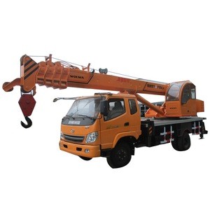 Wolwa micro auto truck crane with dilling machine or basket for sale