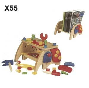 Wooden function tool toy