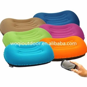 Woqi Outdoor Travel Ultralight Compact Big Inflatable Camping Pillow with Carry Bag