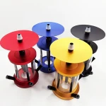 Woyu novel hookah led shisha round charcoal starter flavor adalya colourful acrylic hookah bar nargile light barware